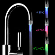 LED Water Faucet Stream Light 7 Colors Changing Glow Shower