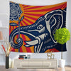 Indian Mandala Tapestry Figure Of Buddha Printed