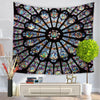 Indian Mandala Tapestry Figure Of Buddha Printed