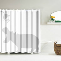 Digital Print Waterproof And Mildewproof Shower Curtain