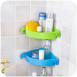 Multi-strong Sucker Bathroom Racks, Kitchen Racks, Toilet Corner Storage Rack