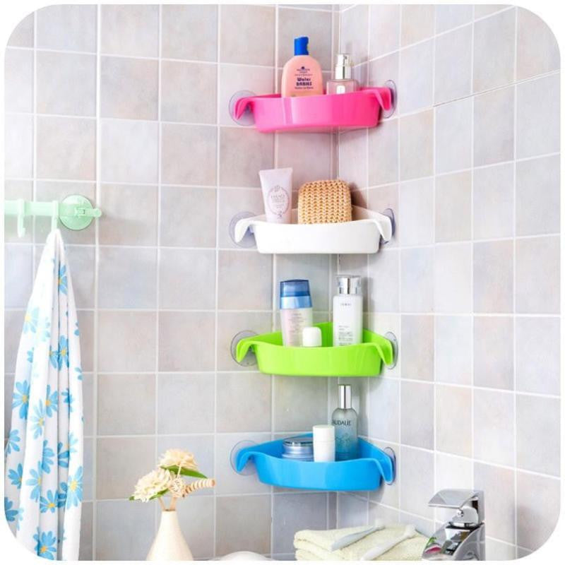 Multi-strong Sucker Bathroom Racks, Kitchen Racks, Toilet Corner Storage Rack