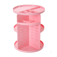 Round Rotating Cosmetic Jewelry Storage Box