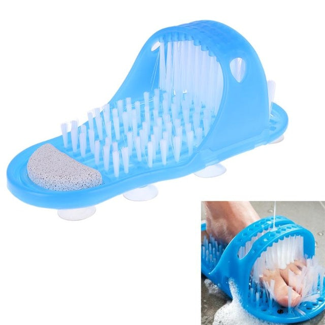 Plastic Bath Shoe Shower Brush Massager Slippers Bath
