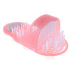 Plastic Bath Shoe Shower Brush Massager Slippers Bath