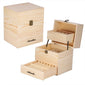 Beautiful Three-layer Wooden Large Essential Oil Box