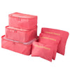 Urijk 6PCs/Set Travel Storage Bag Clothes Tidy Pouch Luggage Organizer